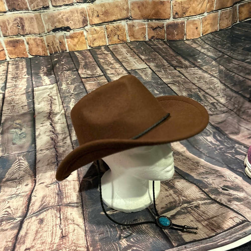 Vince Camuto Brown Cowboy Hat - Picture 2 of 4